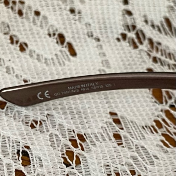 Gucci, Italy, Brown Wrap Sunglasses GG250 N/S NH4 58#25 125 - Picture 12 of 12